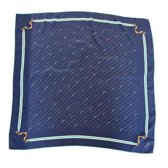 Gucci Vintage Patterned Silk Scarf - Picture 1 of 4